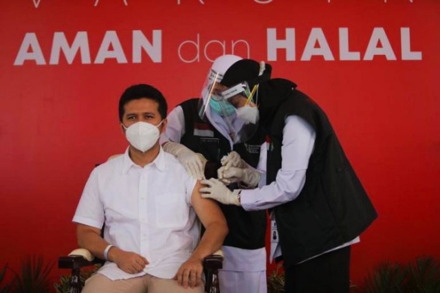 Emil Dardak Setelah Divaksin Covid-19: Saya Sempat Deg-degan