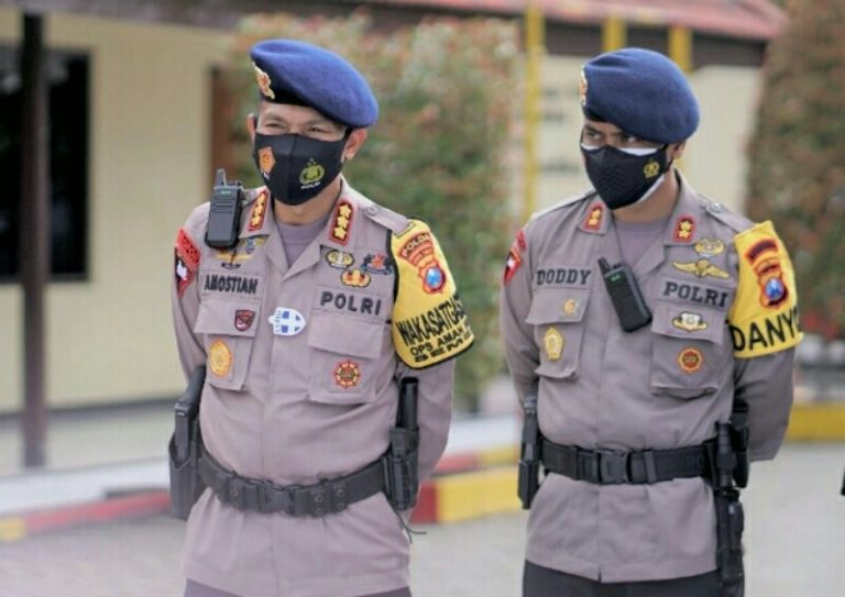 Dansatbrimob Polda Jatim Pimpin Apel Gelar Persiapan Pengawalan Vaksin