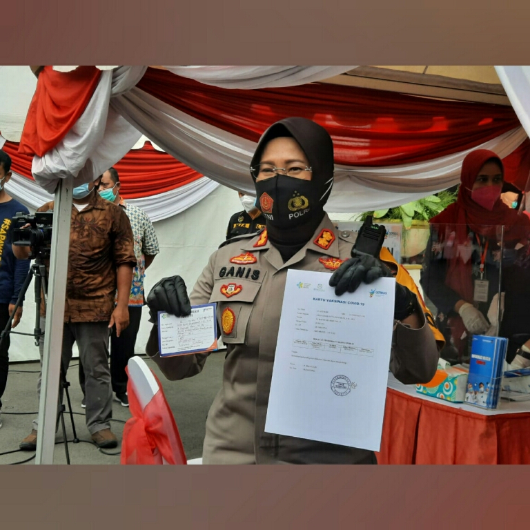 Melawan Corona dengan Vaksinasi yang Disahkan oleh Dinkes kota Surabaya