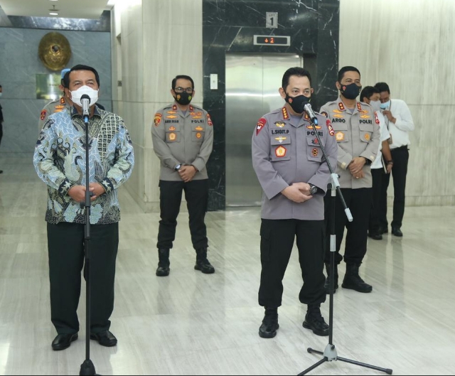 Kapolri Kunjungan ke MA Diskusikan Pelaksanaan Tilang Elektronik