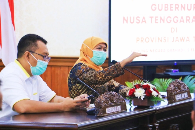 Khofifah Promosikan  Kawasan Industri Halal pada Gubernur NTT