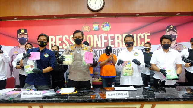 Ditresnarkoba Polda Jatim Ungkap Peradaran Sabu Seberat 6 Kg