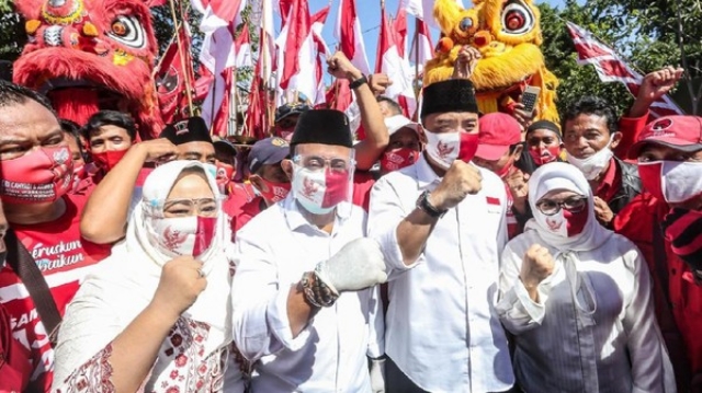 Pasangan Er – Ji Menang di MK, PDIP Surabaya Ucapkan Terima kasih Bu Megawati dan Bu Risma