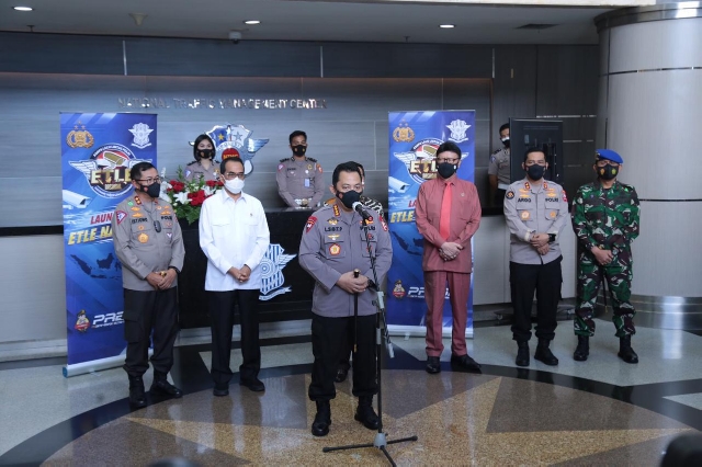 Kapolri Launching ETLE Nasional Tahap 1 dan Diterapkan pada 12 Polda