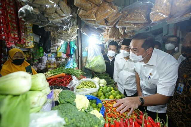 Menteri Perdagangan puji Stabilitas Harga Sembako di Surabaya