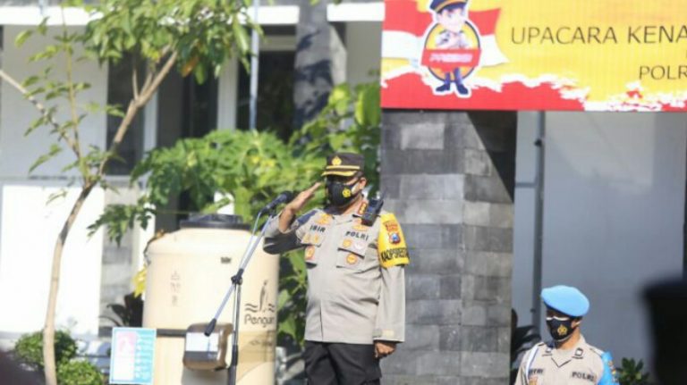 Upacara Kenaikan Pangkat ASN dipimpin langsung oleh Kapolrestabes Surabaya