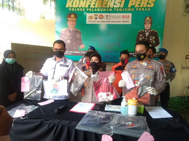 Dua Tersangka Pengeroyokan diringkus anggota Polres Pelabuhan Tanjung Perak