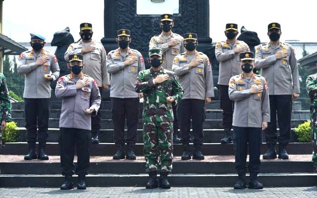 Panglima dan Kapolri Kunker di Lembaga Pendidikan TNI dan Polri