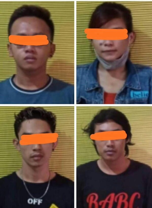 Kamar Kost Jl. Kedung Anyar Gg I /34 sebagai tempat ajang pesta sabu digrebek Polisi