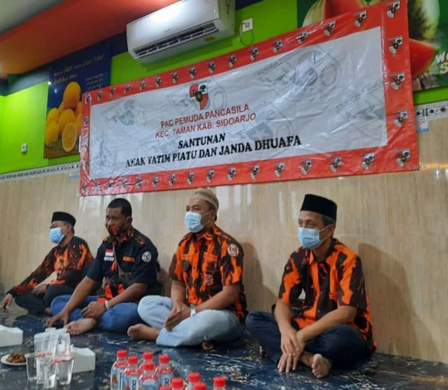 Gema Ramadhan PAC PEMUDA PANCASILA Taman Sidoarjo, Santuni Anak Yatim dan Buka Puasa Bersama