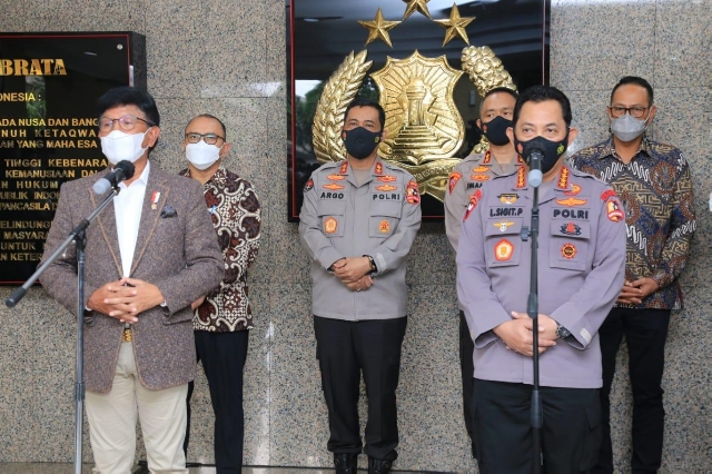 Kapolri Dukung Program Pembangunan Infrastruktur TIK