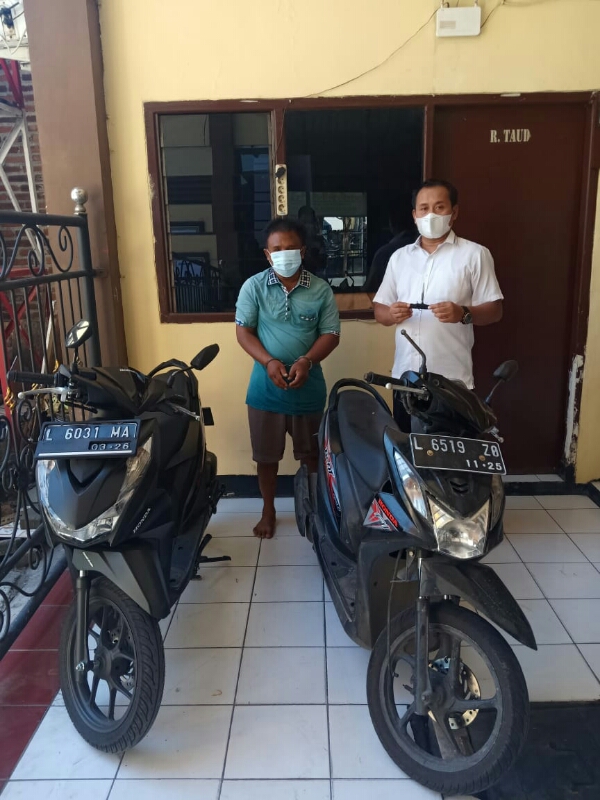 Satu orang pelaku tertangkap satunya DPO dalam kasus Curanmor