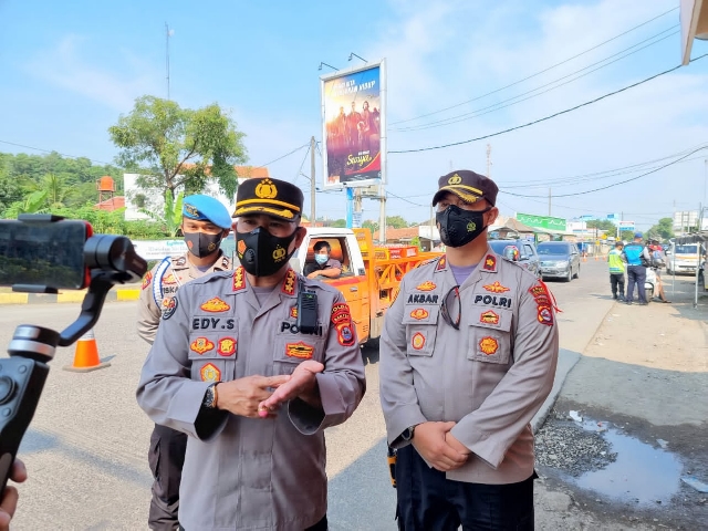 Polda Banten Putarbalikan 692 Ranmor yang Nekat Mudik Lebaran