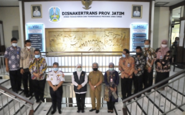 Disnakertrans Jatim, Diberikan 2 Point Penting dari Gubernur Khofifah