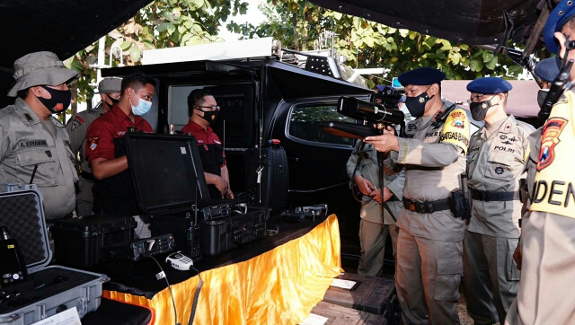 Apel Pengoperasionalan dan Pengecekan Almatsus Brimob Jatim