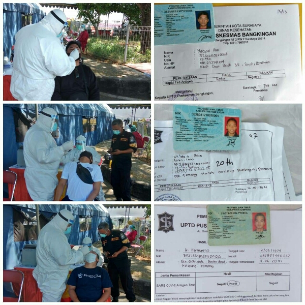 Bertambah 14 Orang Positif Corona Saat Test Swab di Suramadu
