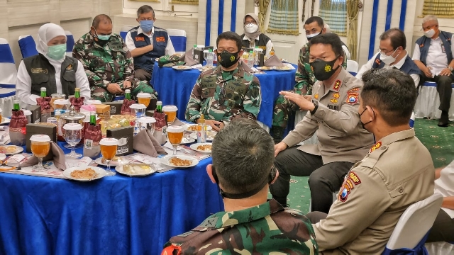 Forkopimda Jatim Gelar Rakor Penanganan Covid-19 di Sampang