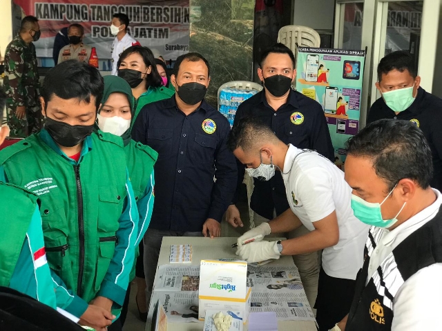 Ditresnarkoba Polda Jatim Resmikan Kampung Tangguh “Bersinar “di Sidoarjo