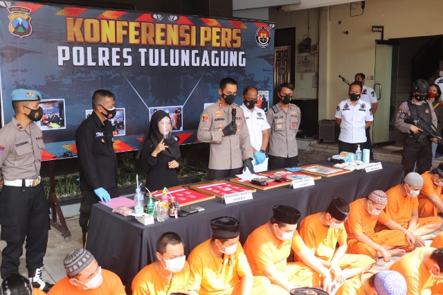 Ini Bukti Nyata Polres Tulungagung Dalam Pemberantasan Narkotika