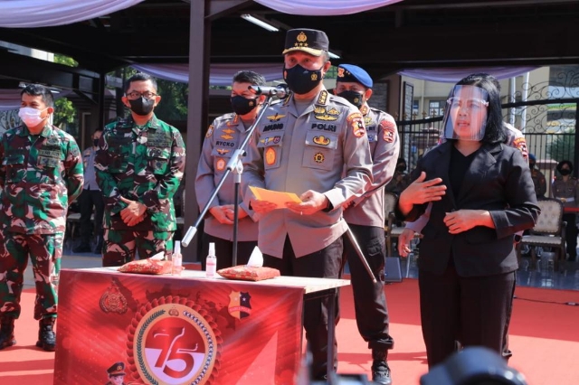 Polri Gelar Baksos Jelang Hari Bhayangkara ke-75
