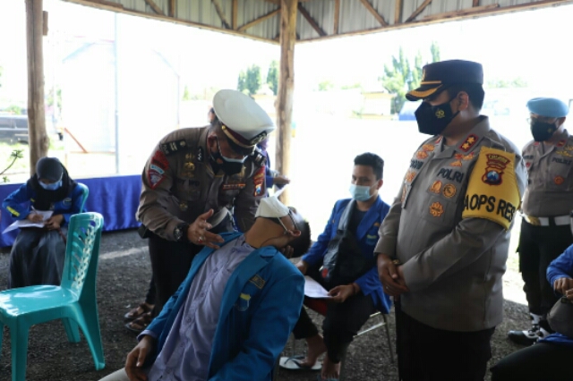 Warga Mojokerto, Mendapatkan Hipnoterapi Dari Kanit Turjawali Polres Mojokerto