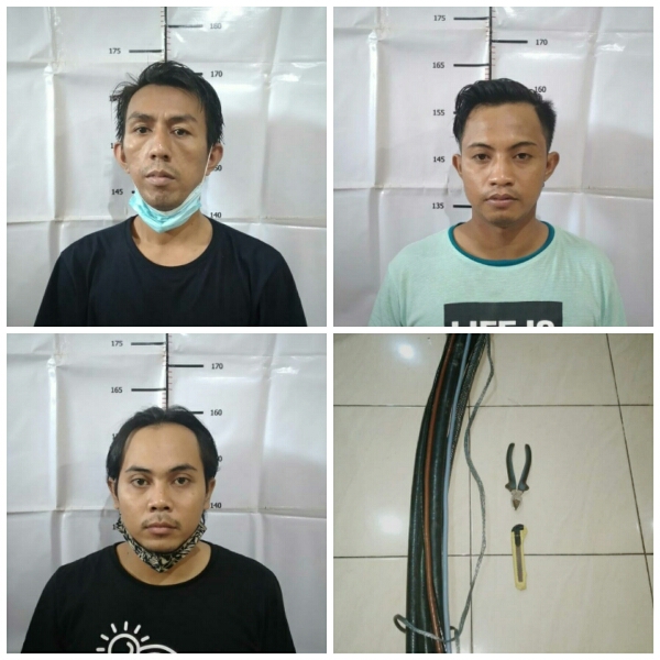 Tiga Pencuri di Kapal KRI DR. Wahidin Sudiro Husodo Ditangkap Polisi