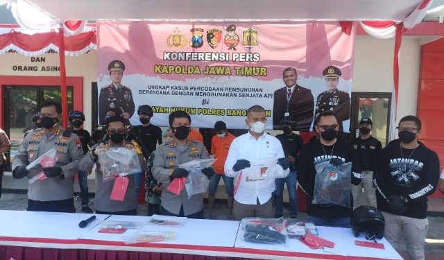 Sakit Hati, Pelaku Penembakan Dibekuk Tim Gabungan