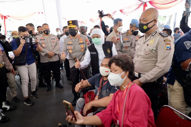 Penyandang Disabilitas dan ODGJ Terima Vaksin dalam Merdeka Semeru