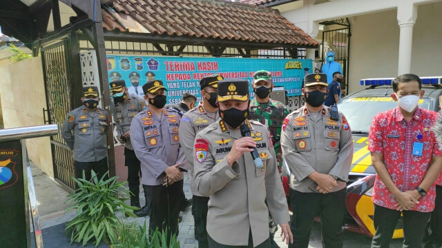 Penanganan Covid-19 Di Kota Blitar Mendapatkan Support dari Irwasum Polri