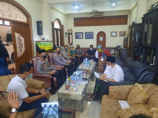 Jalin Silaturahmi Dan Sinergitas, Kapolres Pelabuhan Tanjung Perak Sambangi Ponpes Suralaya