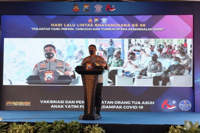 Ditlantas Polda Jatim Punya Program Bagi Warga Terdampak Covid