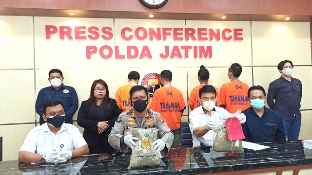 Ditresnarkoba Polda Jatim, Ungkap Jaringan Narkoba Internasional