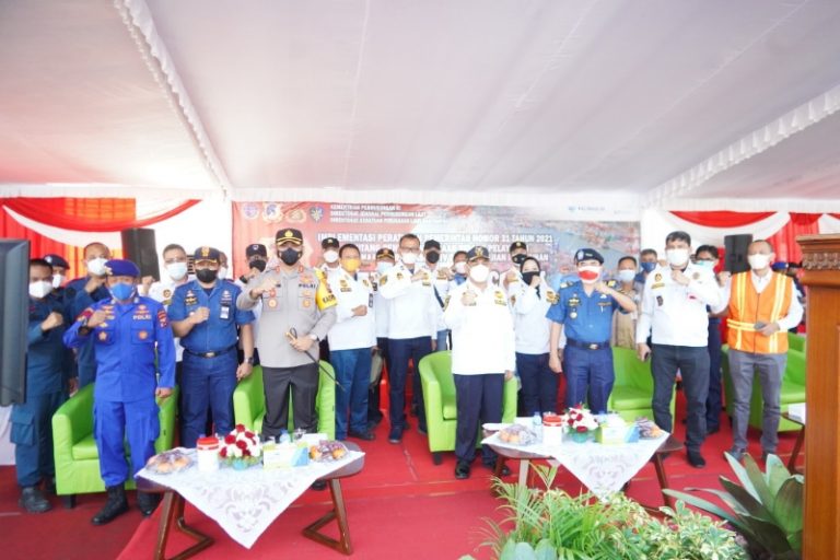 Simulasi Penanganan Sabotase di Lingkungan Pelabuhan Digelar Polres Pelabuhan Tanjung