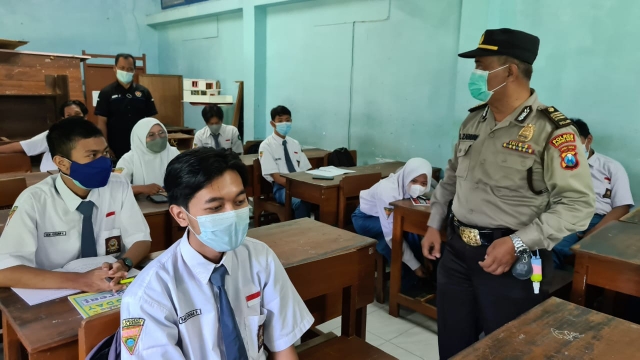Polres Kediri Kota Lakukan PPSS, Dalam Mencegah Terjadinya Klaster PTM