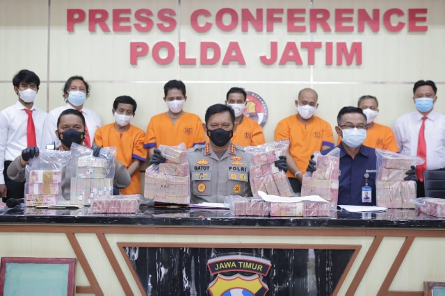 5 Tersangka Pengedar Upal 3,8 M Berhasil Diamankan
