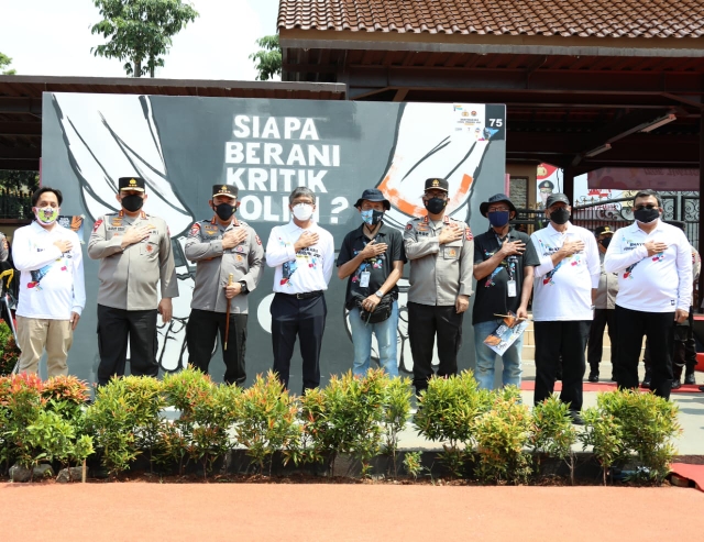 Bukti Polri Menghormati Kebebasan Berekspresi, Kapolri Buka Festival Mural Bhayangkara