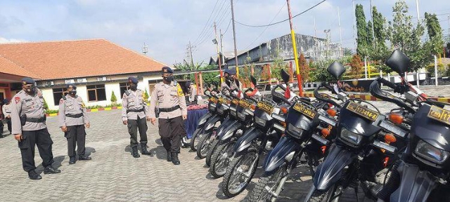 Brimob Kompi 4 Yon A Pelopor Satbrimob Polda Jatim Laksanakan Apel Kesiapsiagaan