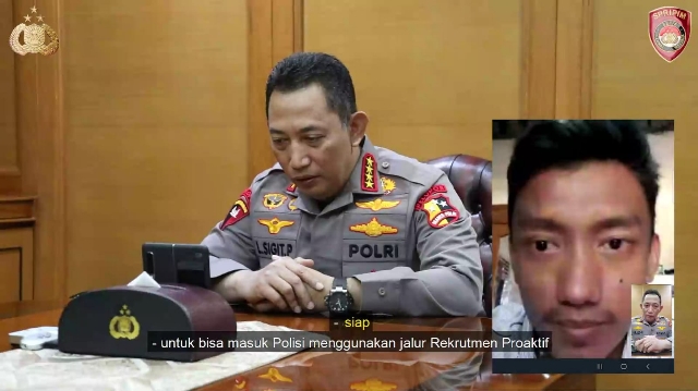 Kapolri Wujudkan Mimpi Teuku Tegar Atlet Peraih Emas PON Jadi Polisi