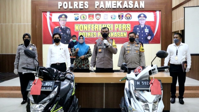 Tim Opsnal Sakera Sakti Polres Pamekasan Berhasil Mengamankan Pelaku Specialis Curanmor