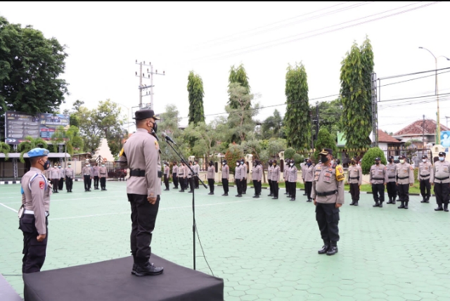 Apel Pam Pilkades : Kapolresta Banyuwangi Ikhlas dan Jaga Netralitas