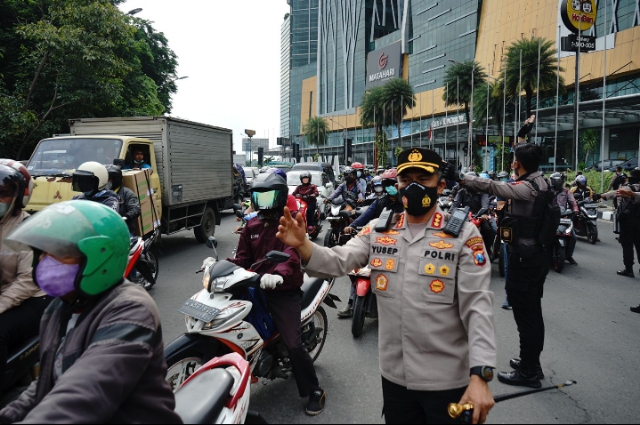 Kapolrestabes Surabaya Kombes Pol A. Yusep Gunawan : Secara Umum Pengamanan Unjuk Rasa Buruh Berjalan Aman dan Kondusif