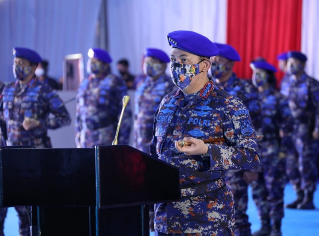 HUT ke-71 Korpolairud, Kapolri Wujudkan Representasi Negara Hadir di Sekitar Wilayah