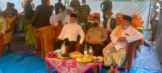 Satgas Covid-19 dan Ponpes Karang Durin Laksanakan Vaksinasi Ratusan Masyarakat Saat Haul Akbar Masyayikh Ke-IX