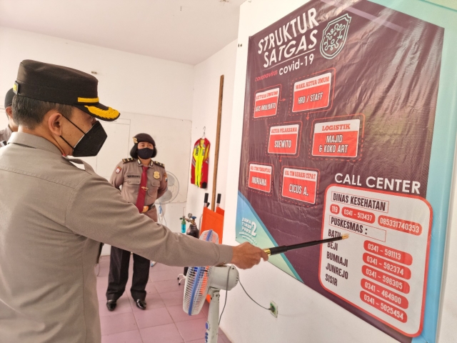 Kapolres Batu Tinjau Tempat Wisata Menjelang Libur Nataru