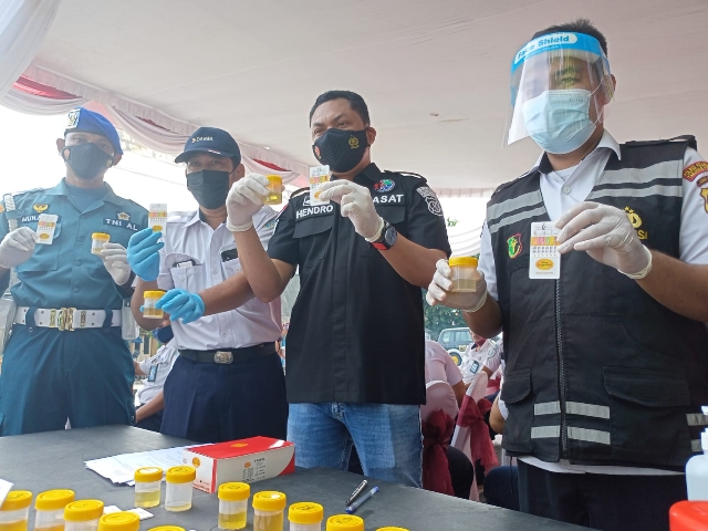 Tes Urine Pengemudi / Kondektur Bus Serentak Se-Jatim Tahun 2021