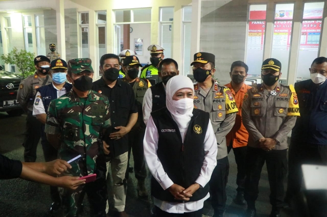 Forkopimda Jatim Cek Pos Pengamanan, Antisipasi Kerumunan di Malam Pergantian Tahun