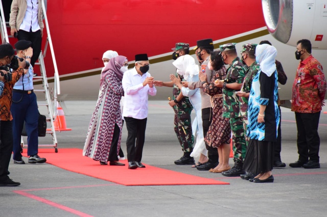 Forkopimda Jatim Dampingi Kunker Wapres RI di Madura