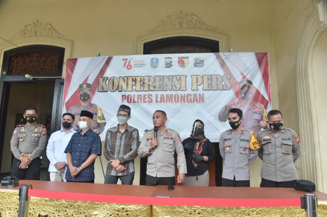 Klarifikasi Video Viral Kekerasan Polisi Kapolres Lamongan : Tidak Ada Istilah Salah Tangkap