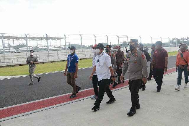 Kompolnas RI Cek Kesiapan Pengamanan Sirkuit Mandalika, Saat Menjelang Race MotoGP 2022