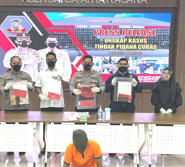 Polres Gresik Bekuk Pelaku Begal Driver Online